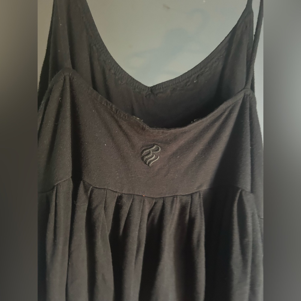 Vintage Rocawear Y2K Beaded Babydoll Cami Top Black Size L - Picture 9 of 11